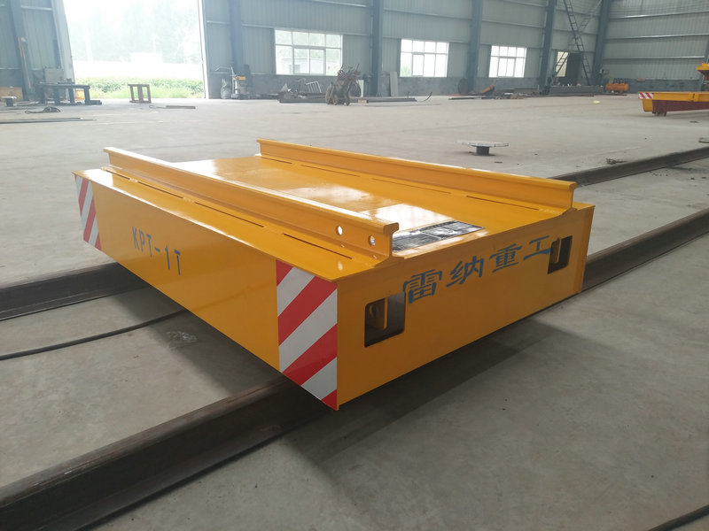 Cable Reel Powered Warehouse Flat Car uz dzelzceļa ar tālvadību