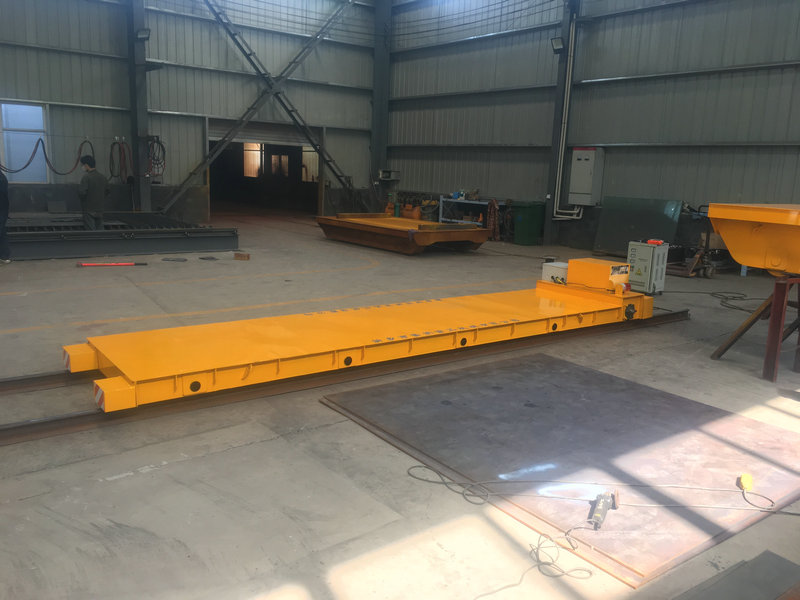 Interbay zema sprieguma dzelzceļa dzinējs 5T Coil Transfer Trolley