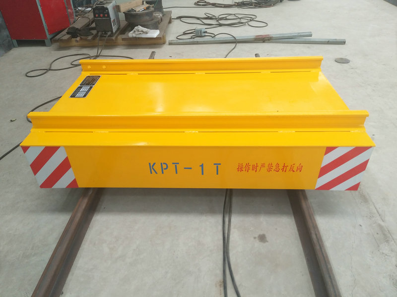 Cable Reel Powered Warehouse Flat Car uz dzelzceļa ar tālvadību